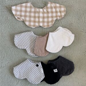 Jonny Baby Bibs in Neutral Tones